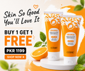 BUNDLE Natural Face Scrub  CODRA Orange Enzymes Exfoliating Brightening Gel LF16-35