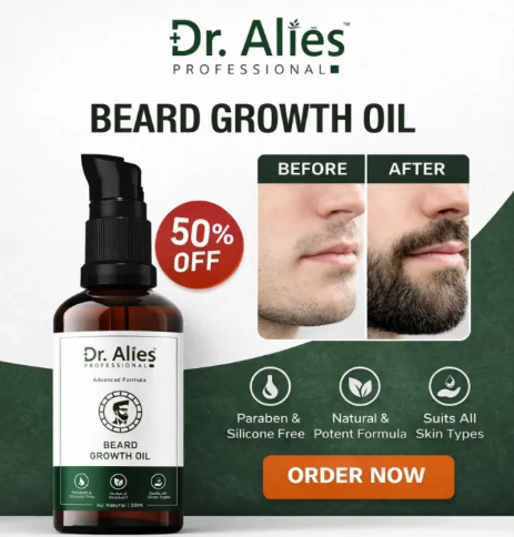 Dr. Alies Professional Beard Growth Oil for Men